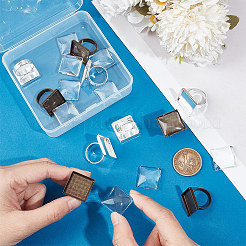 DIY-Sets zur Herstellung von Rohlingen für Fingerringe DIY-UN0005-74