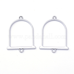 Matte Stil Gestell Legierung Verbinder PALLOY-S047-23B-FF