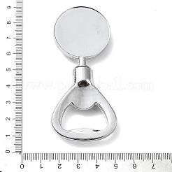 Cabochon-Komponente für Flaschenöffner aus Zinklegierung PALLOY-D312-01P-05