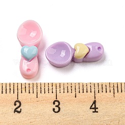 Geschirr undurchsichtige Harz Decoden Cabochons RESI-C046-13