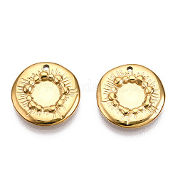 Cabochon-Fassungen für Anhänger aus Edelstahl 304 STAS-T060-47G