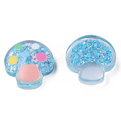 Bedruckte Cabochons aus transparentem Epoxidharz CRES-N034-23