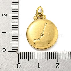 304 Edelstahl Anhänger Strass Fassungen STAS-O009-01A-G