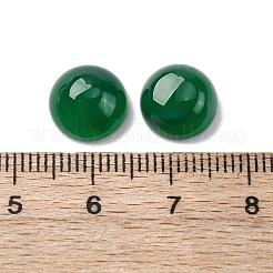 Natürliche grüne Onyx-Achat-Cabochons G-K348-07A-02
