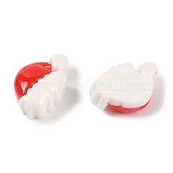 Weihnachtsmotiv opake Decoden-Cabochons aus Kunstharz CRES-M036-03D