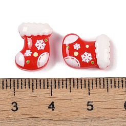 Weihnachtsmotiv opake Decoden-Cabochons aus Kunstharz CRES-M036-03C