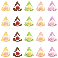 30 Stück undurchsichtige Harz-Decoden-Cabochons RESI-CJ0002-71