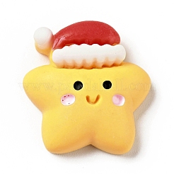 Undurchsichtige Cabochons aus weihnachtlichem Harz RESI-G039-03