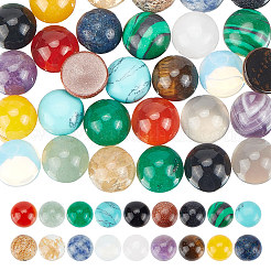 36 Stück 18 Stile gemischte Edelstein-Cabochons G-HY0001-55