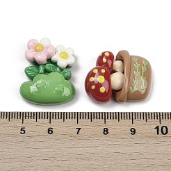 Undurchsichtigen Cabochons RESI-K043-21