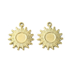 Cabochon-Fassungen für Anhänger aus Edelstahl 304 STAS-L269-036G
