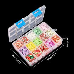 Handgemachte Cabochons aus Fimo & Perlen bestreuen CLAY-NB0001-28