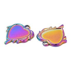 Cabochon-Fassungen für Anhänger aus Edelstahl 304 STAS-Z041-25RC