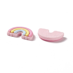 Schöne Cabochons aus undurchsichtigem Harz X-RESI-G031-08
