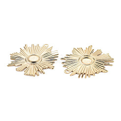 Umweltfreundliche Eisenanhänger mit Cabochon-Fassungen IFIN-N006-39-RS
