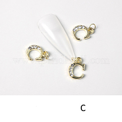 Legierung Strass-Cabochons MRMJ-T056-93G-C
