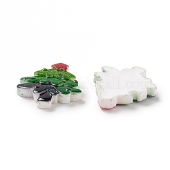 Weihnachtliche Cabochons aus undurchsichtigem Harz CRES-P022-16