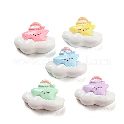 Undurchsichtigen Cabochons CRES-Q218-03