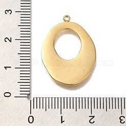 Ionenplattierung (IP) 304 Edelstahl Anhänger Strass Fassung STAS-P371-043G