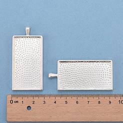 Aluminium-Anhänger Fassungen für Cabochons X-PALLOY-2418-S-LF