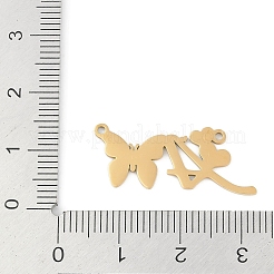 Anhänger aus Edelstahl 304 STAS-L279-002G-A