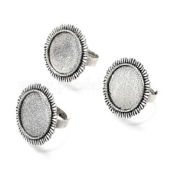 Geben Sie Ihre Kreationen eine einzigartige Designer-Look mit diesen modernen und charmanten Eisen hängender Cabochon Fassungen X-PALLOY-Q300-14AS-NR