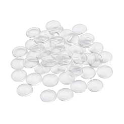 Transparente Glas Cabochons GGLA-YW0001-06A