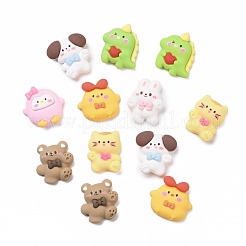 Undurchsichtige Decoden-Cabochons aus Harz X-RESI-H142-B