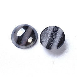 Undurchsichtige Glascabochons GGLA-S038-11E-8mm