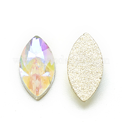 DIY flache Rückseite K9 Glas Strass Cabochons RGLA-T059-4x8mm-01