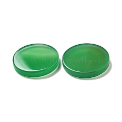 Natürlicher grüner Onyx-Achat (gefärbt und erhitzt) Cabochons G-Q018-08A