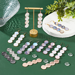 DIY Rohling-Set für Kuppelohrringe DIY-PH0017-28