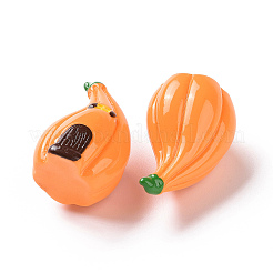 Herbstlich undurchsichtige Harz-Cabochons RESI-D063-13