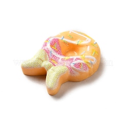 Cartoon undurchsichtige Decoden-Cabochons aus Lebensmittelharzimitat RESI-K019-49