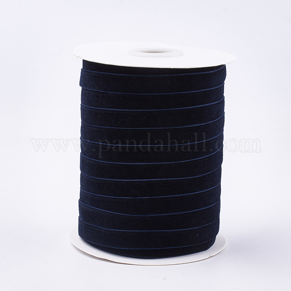 Wholesale Single Face Velvet Ribbon Pandahall