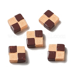 Undurchsichtige Harzkeks-Decoden-Cabochons RESI-A033-04E