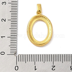 925 Anhängerfassung aus Sterlingsilber mit Mikropavé und Zirkonia STER-H113-03G-02