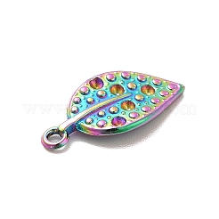 Ionenplattierung (IP) 304 Edelstahl Anhänger Strass-Einstellungen STAS-F282-08MC