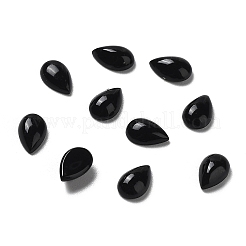 Cabochons aus natürlichem schwarzem Onyx G-K337-10