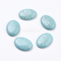 Natur Howlite Cabochons G-E482-01D