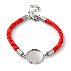 Herstellung von Milano-Kordeln und Armbändern aus Edelstahl 304 MAK-H004-02G-P02