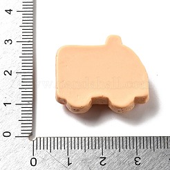 Cabochons aus undurchsichtigem Harz mit Fahrzeugmotiven RESI-C056-03D
