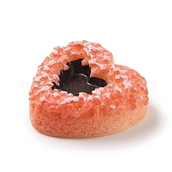 Herzkuchen opakes Harzimitat Decoden Cabochons CRES-Q220-01