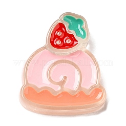 Decoden-Cabochons aus durchscheinendem Harzimitat für Lebensmittel RESI-H147-01M