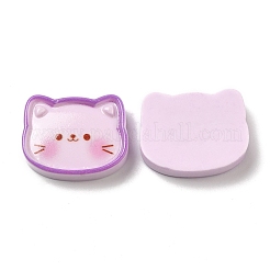 Niedliche Cartoon-Tier-Cabochons aus undurchsichtigem Harz RESI-C034-05E