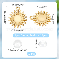 DIY Rohling Sonnenanhänger Bastelset DIY-UN0005-08