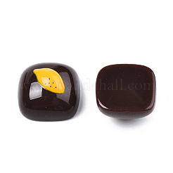 Undurchsichtige Harz-Email-Cabochons CRES-N031-035