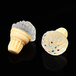 Lackiert Harzcabochons CRES-Q215-022A
