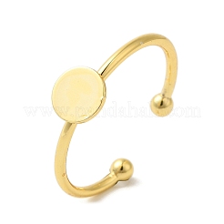 Gestellbeschichtung Messing offene Manschettenpolster Ringfassungen KK-F873-39G