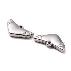 304 Edelstahl Anhänger Cabochons für Emaille STAS-B024-76P